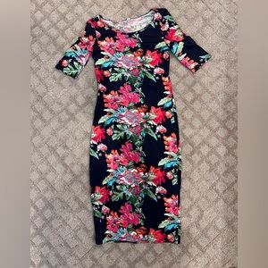 Leshop Floral Straight Dress